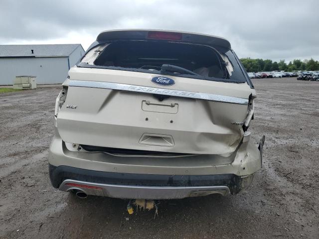 1FM5K8D87HGD37777 - 2017 FORD EXPLORER XLT ბეჟი ფოტო 6