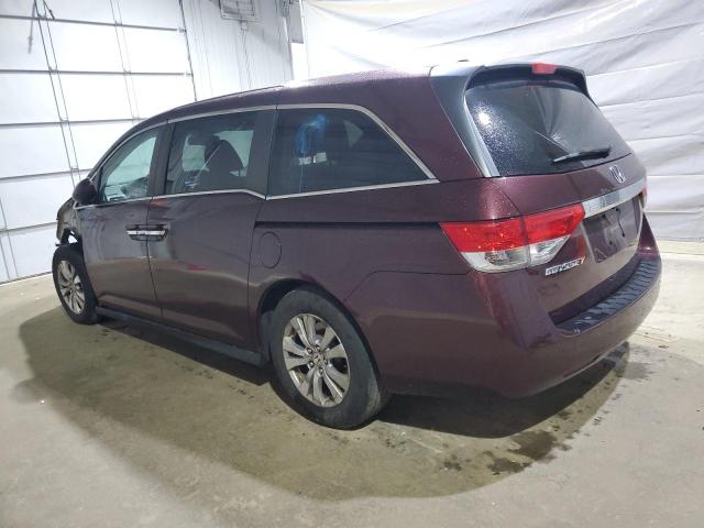 5FNRL5H62EB080916 - 2014 HONDA ODYSSEY EXL BURGUNDY photo 2