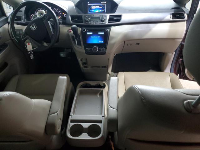 5FNRL5H62EB080916 - 2014 HONDA ODYSSEY EXL BURGUNDY photo 8