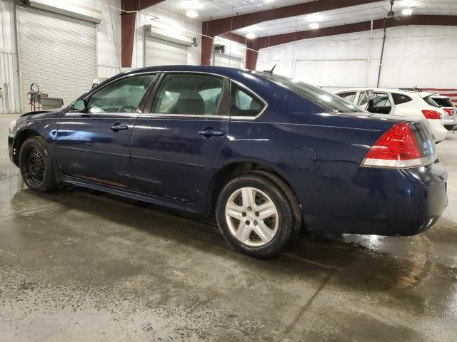 2G1WF5EK1B1317270 - 2011 CHEVROLET IMPALA LS BLUE photo 2