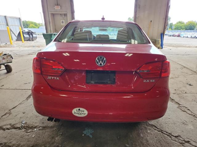 3VWDX7AJ5CM347898 - 2012 VOLKSWAGEN JETTA SE RED photo 6