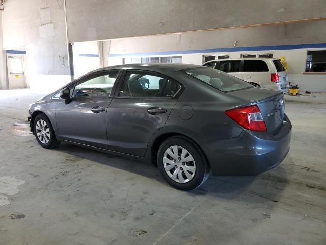19XFB2F59CE315474 - 2012 HONDA CIVIC LX GRAY photo 2