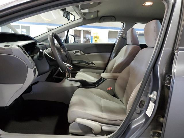 19XFB2F59CE315474 - 2012 HONDA CIVIC LX GRAY photo 7