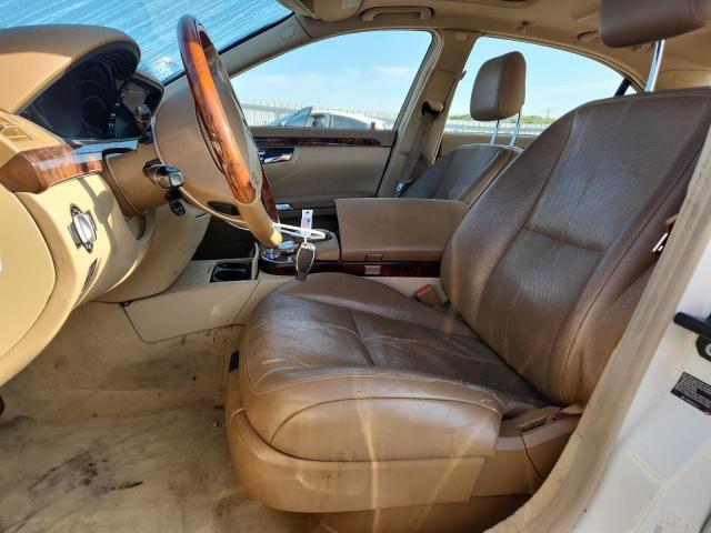 WDDNG86X68A174381 - 2008 MERCEDES-BENZ S 550 4MATIC WHITE photo 7