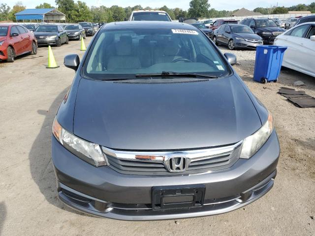 19XFB2F94CE025565 - 2012 HONDA CIVIC EXL ნაცრისფერი ფოტო 5