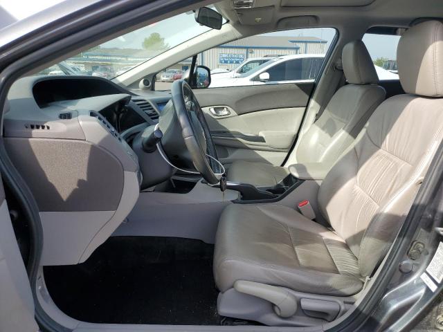 19XFB2F94CE025565 - 2012 HONDA CIVIC EXL ნაცრისფერი ფოტო 7
