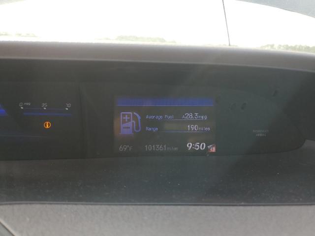 19XFB2F94CE025565 - 2012 HONDA CIVIC EXL ნაცრისფერი ფოტო 9