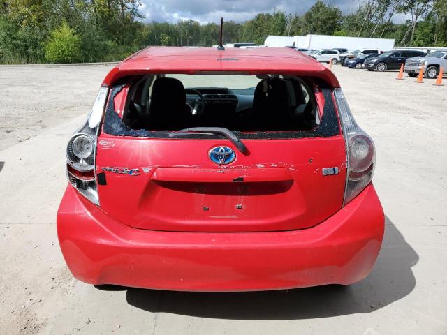 JTDKDTB31C1501693 - 2012 TOYOTA PRIUS C 红色 照片 6