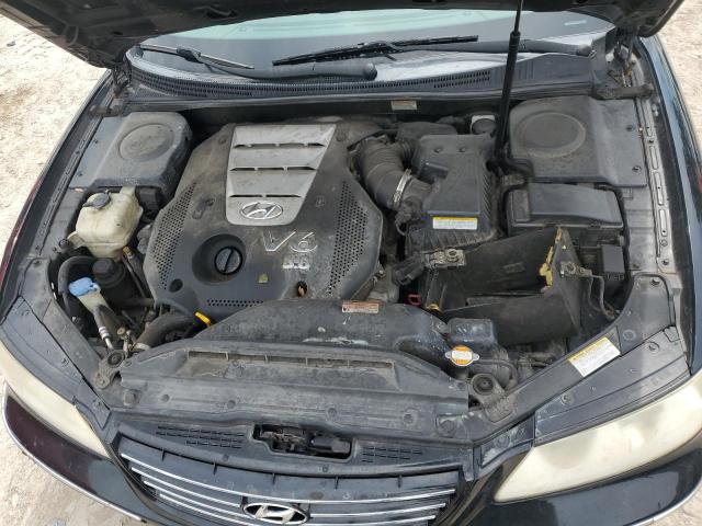 KMHFC46F17A145214 - 2007 HYUNDAI AZERA SE BLACK photo 11