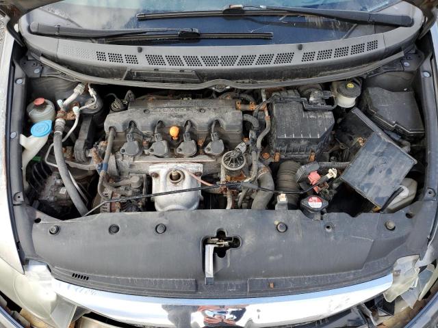 2HGFA1F63AH008987 - 2010 HONDA CIVIC LX-S GRAY photo 11