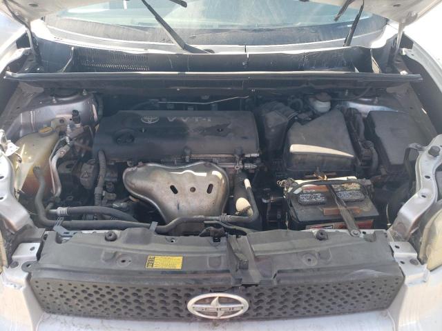 JTLKE50E081022707 - 2008 TOYOTA SCION XB SILVER photo 12