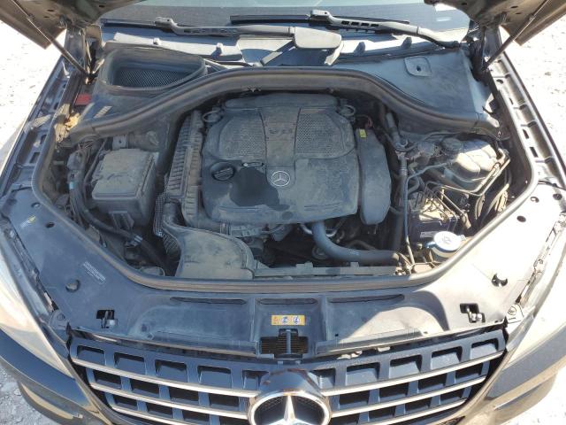 4JGDA5HBXEA283764 - 2014 MERCEDES-BENZ ML 350 4MATIC BLACK photo 12