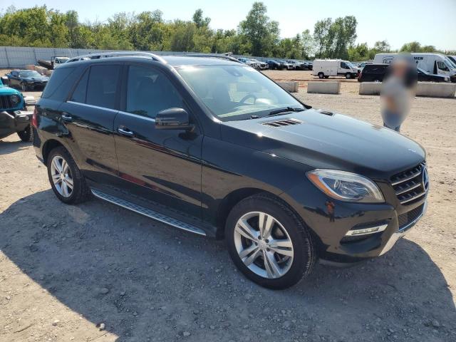 4JGDA5HBXEA283764 - 2014 MERCEDES-BENZ ML 350 4MATIC BLACK photo 4