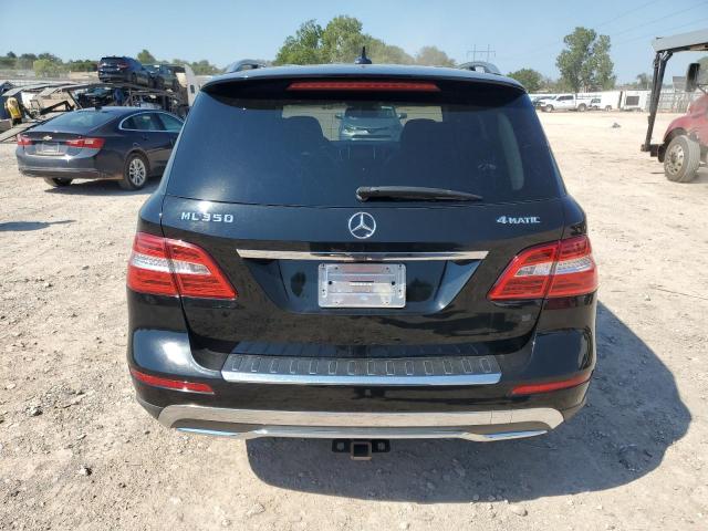 4JGDA5HBXEA283764 - 2014 MERCEDES-BENZ ML 350 4MATIC BLACK photo 6