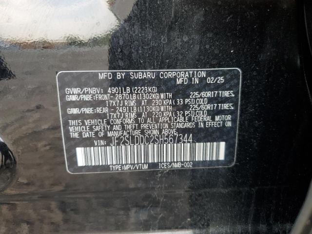 JF2SLDDC2SH567344 - 2025 SUBARU FORESTER PREMIUM Schwarz Foto 13
