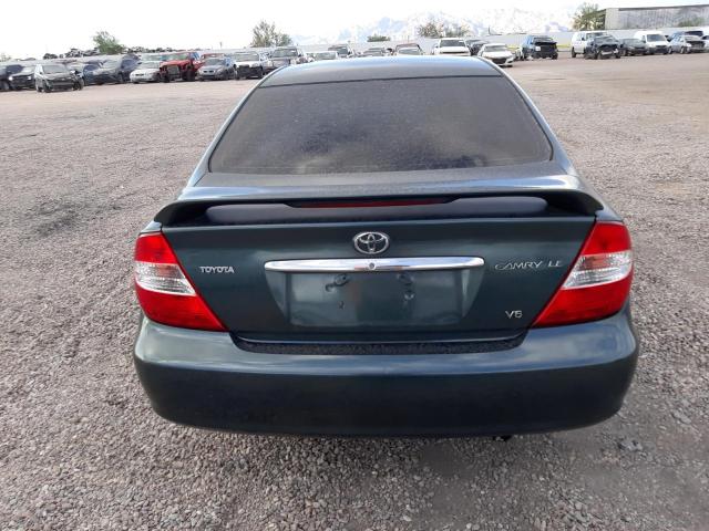 4T1BF32K94U074969 - 2004 TOYOTA CAMRY LE GREEN photo 6