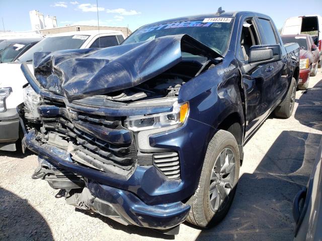 1GCPADED2NZ580837 - 2022 CHEVROLET SILVERADO C1500 RST BLUE photo 1