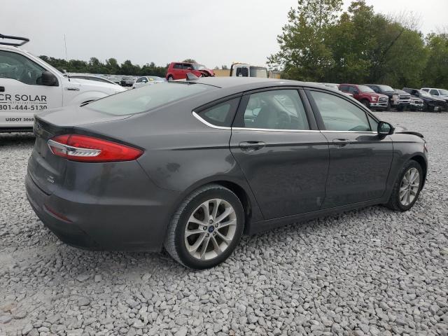 3FA6P0LU3LR127498 - 2020 FORD FUSION SE GRAY photo 3