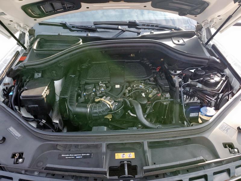 4JGDA5HB2FA458977 - 2015 MERCEDES-BENZ ML 350 4MATIC WHITE photo 12