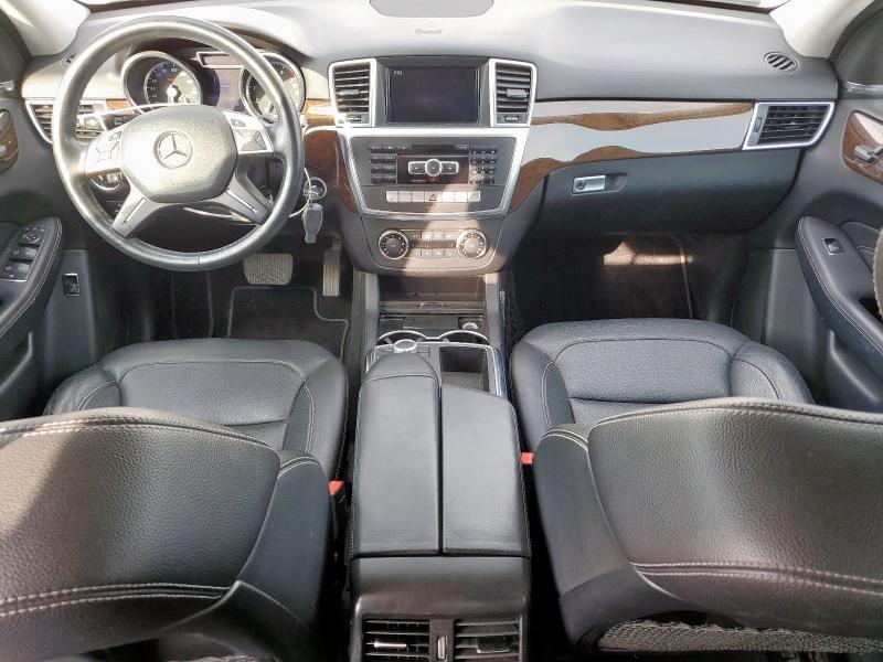 4JGDA5HB2FA458977 - 2015 MERCEDES-BENZ ML 350 4MATIC WHITE photo 8