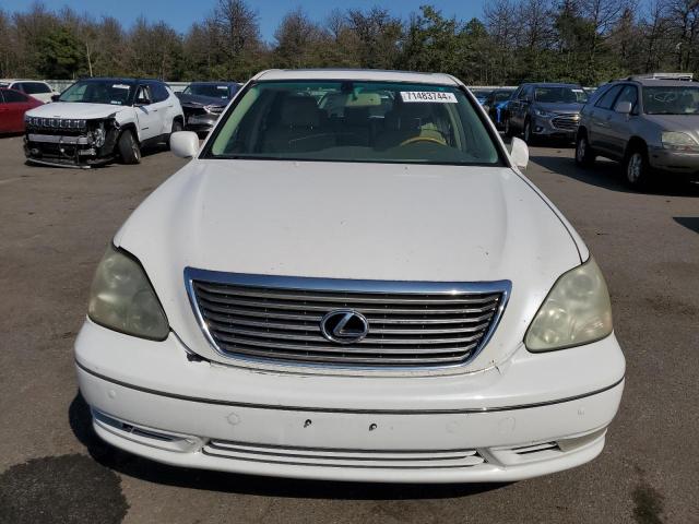 JTHBN36F455001765 - 2005 LEXUS LS 430 WHITE photo 5