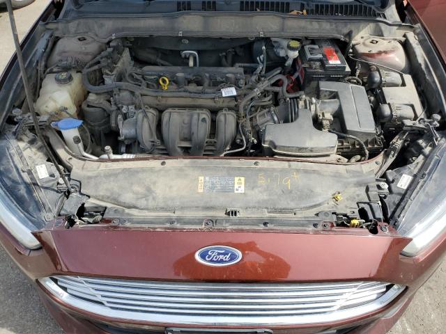 3FA6P0H75GR201755 - 2016 FORD FUSION SE BROWN photo 11