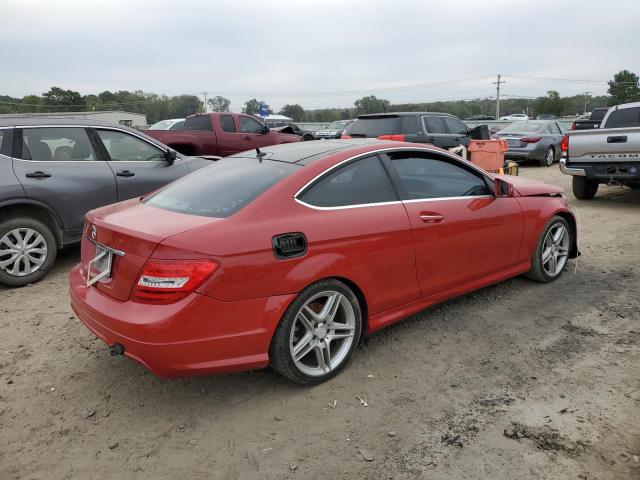 WDDGJ4HB2EG193622 - 2014 MERCEDES-BENZ C 250 RED photo 3