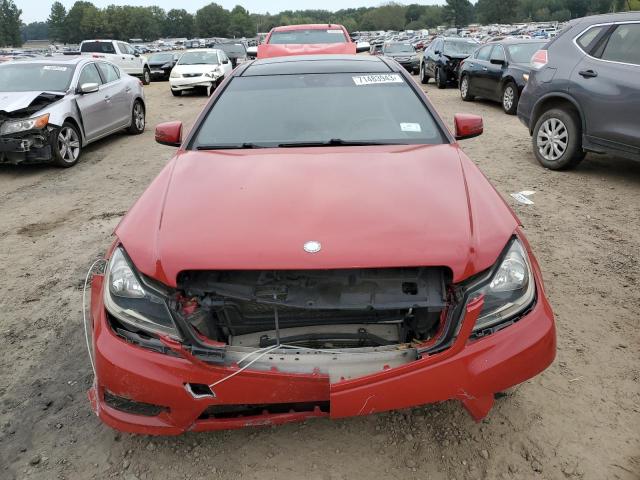 WDDGJ4HB2EG193622 - 2014 MERCEDES-BENZ C 250 RED photo 5