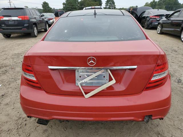 WDDGJ4HB2EG193622 - 2014 MERCEDES-BENZ C 250 RED photo 6