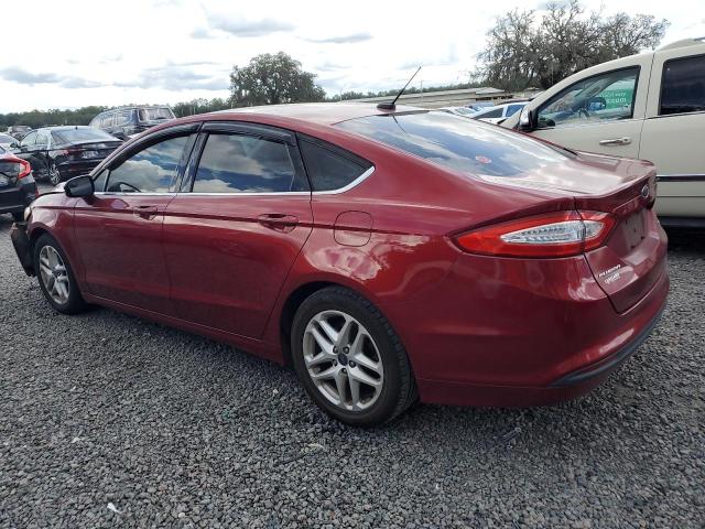 3FA6P0H74GR266421 - 2016 FORD FUSION SE RED photo 2