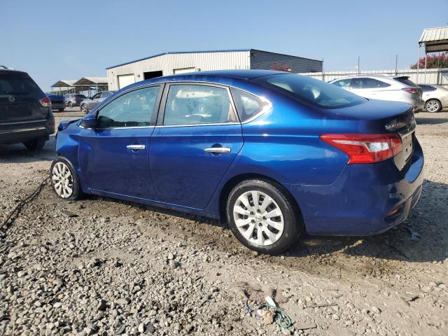3N1AB7AP4KY303667 - 2019 NISSAN SENTRA S BLUE photo 2