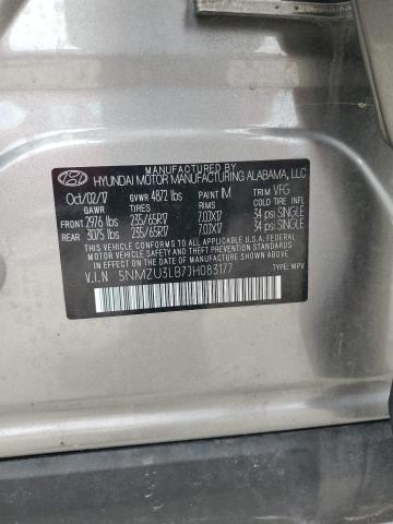 5NMZU3LB7JH083177 - 2018 HYUNDAI SANTA FE S GRAY photo 13