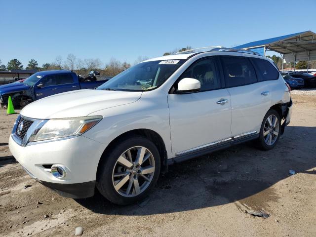 5N1AR2MM2DC688375 - 2013 NISSAN PATHFINDER S WHITE photo 1