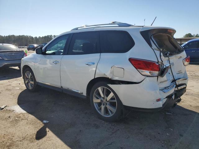 5N1AR2MM2DC688375 - 2013 NISSAN PATHFINDER S WHITE photo 2