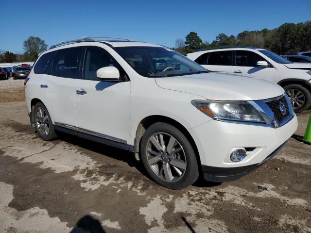 5N1AR2MM2DC688375 - 2013 NISSAN PATHFINDER S WHITE photo 4