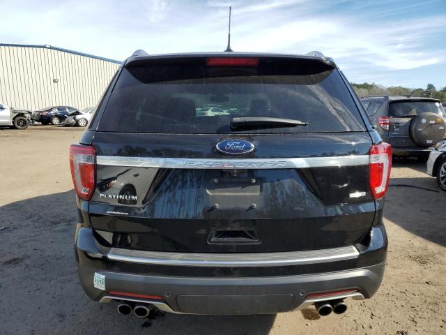 1FM5K8HT6JGA19234 - 2018 FORD EXPLORER PLATINUM BLACK photo 6