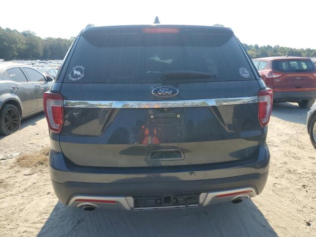 1FM5K8D89HGA96983 - 2017 FORD EXPLORER XLT GRAY photo 6