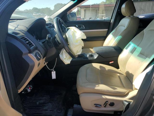 1FM5K8D89HGA96983 - 2017 FORD EXPLORER XLT GRAY photo 7