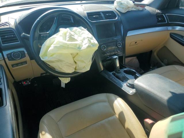 1FM5K8D89HGA96983 - 2017 FORD EXPLORER XLT GRAY photo 8