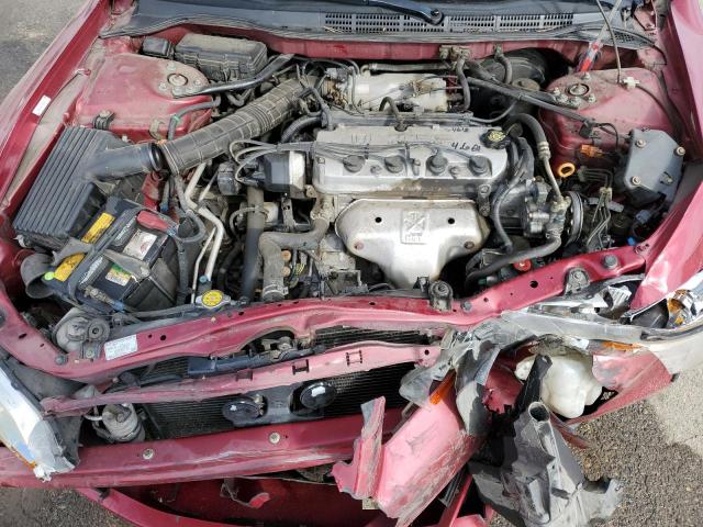 1HGCG56692A123280 - 2002 HONDA ACCORD EX RED photo 11