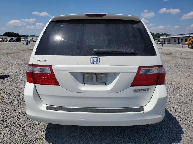 5FNRL38455B418859 - 2005 HONDA ODYSSEY EX WHITE photo 6
