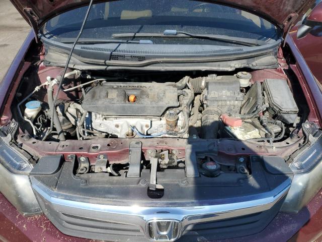 JHMFB2F52CS003590 - 2012 HONDA CIVIC LX 勃艮第红 照片 11