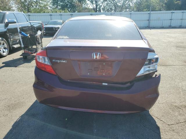 JHMFB2F52CS003590 - 2012 HONDA CIVIC LX 勃艮第红 照片 6