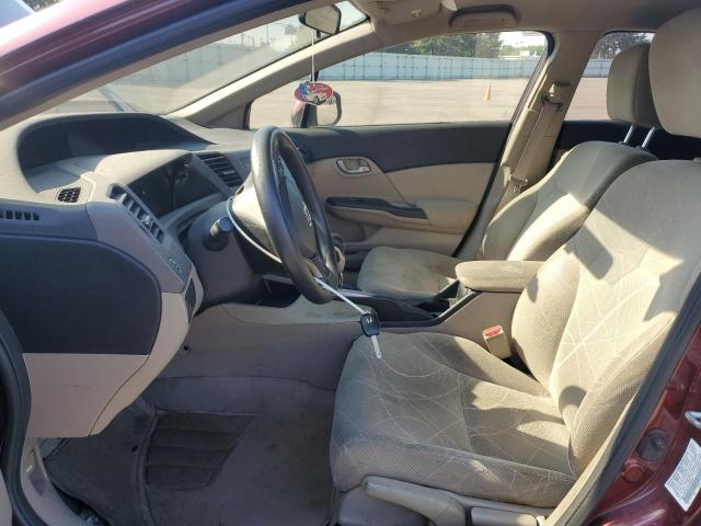 JHMFB2F52CS003590 - 2012 HONDA CIVIC LX 勃艮第红 照片 7
