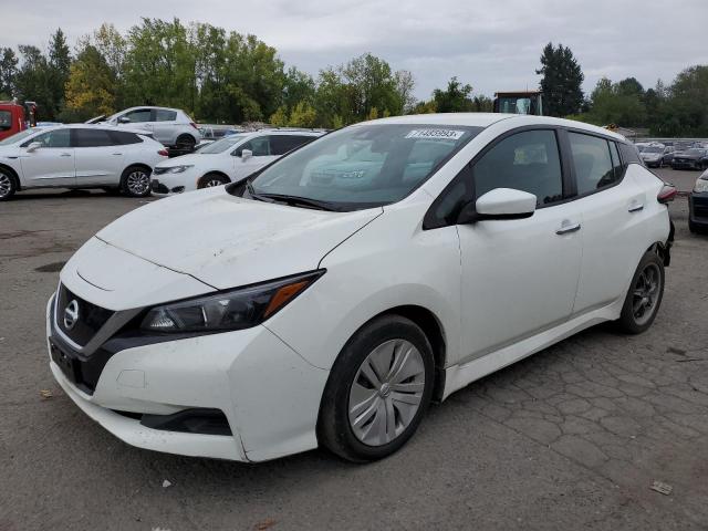 1N4AZ1BV8NC562216 - 2022 NISSAN LEAF S WHITE photo 1