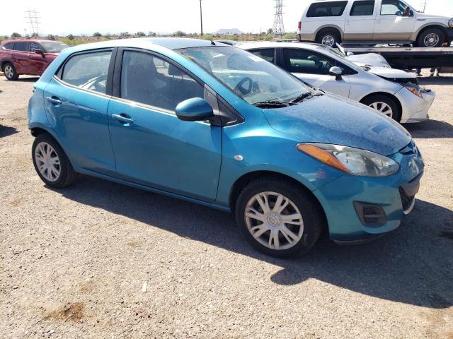 JM1DE1HY8B0124488 - 2011 MAZDA MAZDA2 TEAL photo 4