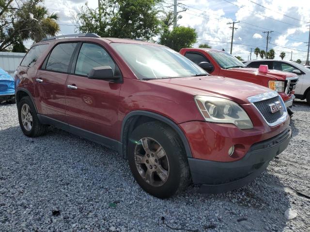 1GKLRLEDXAJ186260 - 2010 GMC ACADIA SLE RED photo 4