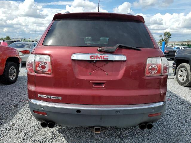 1GKLRLEDXAJ186260 - 2010 GMC ACADIA SLE RED photo 6
