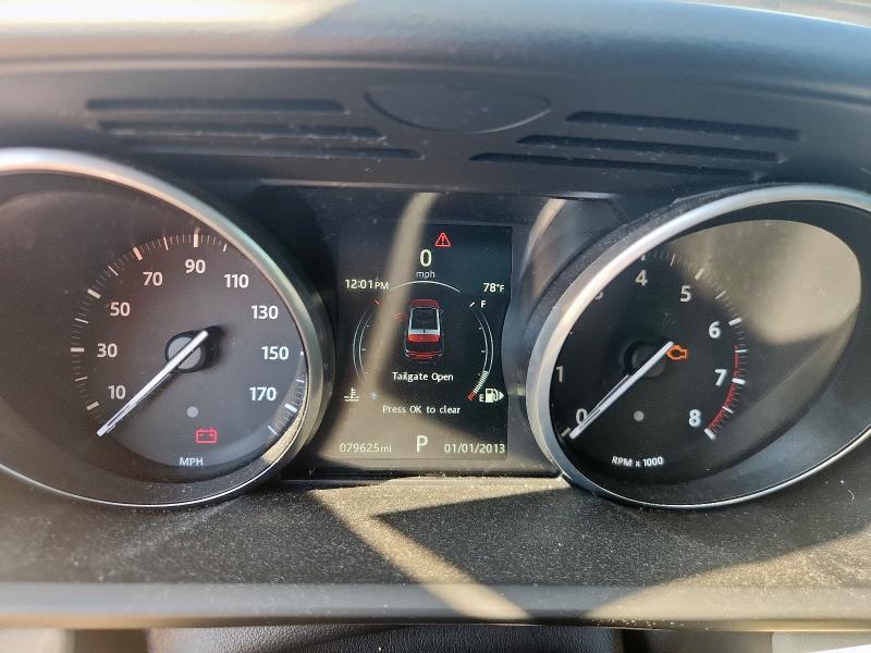 SALWR2PF6GA101272 - 2016 LAND ROVER RANGE ROVE HSE BLACK photo 9