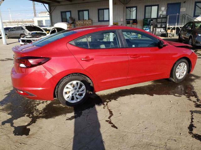 5NPD74LF4KH441074 - 2019 HYUNDAI ELANTRA SE RED photo 3